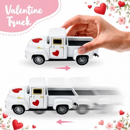 Engagement Gifts for Couples, Bride and Groom Metal Wedding Truck Decor - Image 7