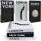 Faux Decorative Books Set of 3, Fake Books for Home Decor by Gocelufe