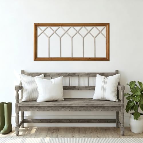 Sintosin Boho Window Pane Wall Decor 19 X 39 Inches, Wood - Image 5
