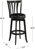Hillsdale Savana Wood Bar Height Kitchen Stool, 29.5" High - Image 3