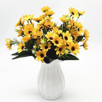 Artificial Daisy Flowers, Fake Silk Flower Marguerite Daisies Shrubs 4 Pack - Image 2