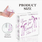 Coquette Purple Bow Room Decor, for Girls Room, Christian Gifts for Women - Image 2