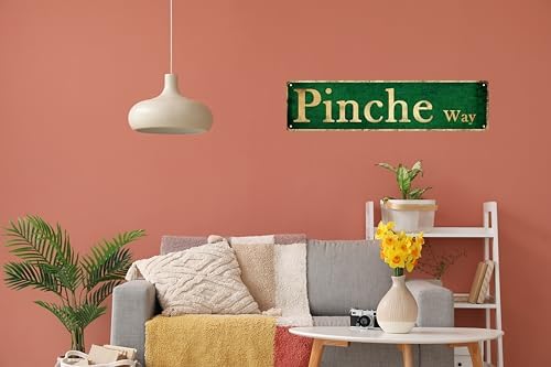 Man Cave Decor Vintage Wall Pinche Vintage Tin Signs Funny Street Metal Signs for Bar Decor 4x16 in - Image 5