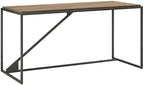 Bush Home Refinery 62W Industrial Desk in Rustic Gray by Unknown