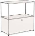 Modern Storage Cabinet White D Versatile Free-Standing Organizer - Image 4