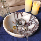 Luxury Decorative Marble Bowl, 7.8" Natural Marble Key Bowl For Home Decor - Image 4