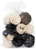 ANDALUCA Decorative Balls Orbs Bag (Black & White) - Image 3