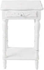 Sunshine Megastore Carved White Side Table - Image 4