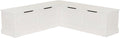 Linon Harris White Solid Pine Backless Nook by Linon