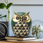 Leekung Owl Statue for Home Decor Accents,Owl Decor for Modern Bathroom Bookshelf Bedroom Mantle Living Room Home Office TV Stand Shelf Boho Decorations,Retro Decor Small Bird Items Gift for Women by Leekung