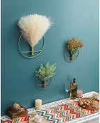 Pretty Jolly Boho Pampas Wall Decor Gold Metal Wall-Mounted Art - Image 4