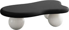 40" Cloud Coffee Table for Living Room Irregular Coffee Table Modern Low Coffee - Image 7