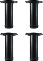 QLLY 6 Inch Adjustable Metal Coffee Table Legs, Heavy Duty Round Furniture Legs by QLLY