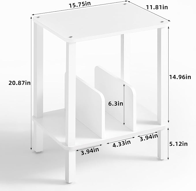 LELELINKY 2-Tier Record Player Stand - Image 3