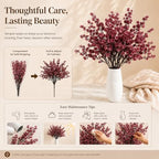 Mandy's 6 Bundles Artificial Mauve Baby’s Breath Flowers - Image 6