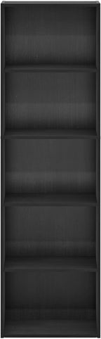 Furinno LUDER Book Shelf, 5-Tier Bookshelf, Bookcase - Image 7