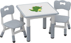GAOMON Kids Table and 2 Chairs Set by GAOMON