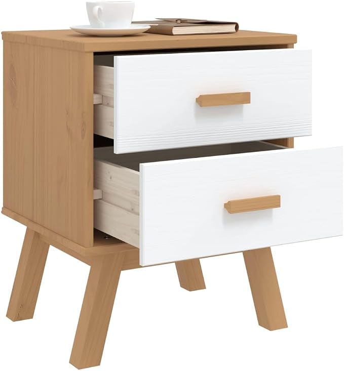 Scandinavian Style Bedside Cabinet - Image 4