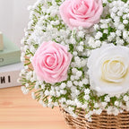150 Baby Breath Flowers Artificial Bulk, 21" Babys Breath Artificial Flower - Image 2