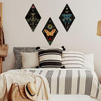 Sintuff 6 Pcs Halloween Mushroom Wall Decor Gothic Witchy Butterfly Art - Image 5