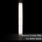 Blackout Curtains 66 x 95 inch/Brown Curtains Set of 2 Panels/Thermal Insulated - Image 3