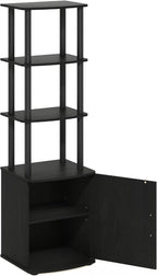 Furinno Turn-N-Tube Tall TV Entertainment Side Table Display Rack - Image 4