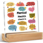 Therapy Office Decor Acrylic Sign, Mental Health Gifts for Women Counselor by Unknown