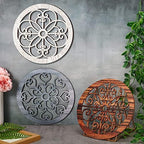 Blulu 3 Pcs Thicken Rustic Wall Decor, Wood Hanging Decor, Vintage Style - Image 2