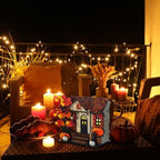 GlikCeil Fall Vintage Light up Pumpkins Cottage Halloween Decor Figurine - Image 4