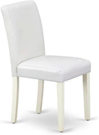 East West Furniture ABP2T64 Abbott Classic Parson Dining Chairs - Image 5