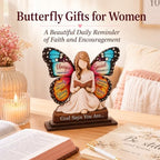 Christian Gifts for Women, God Says You Are Butterfly Decor Desk Plaque - Image 3