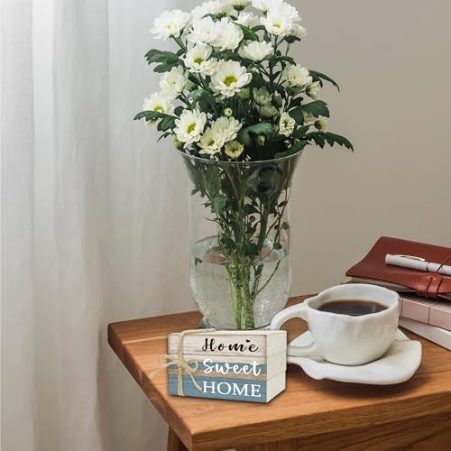 Mini Decorative Books For Home Decor, Small Wood Book Stack For Table Decor, Home Sweet Home decoration Books For Living Room Bookshelf, Farmhouse Stacked Books decoration（L50) - Image 5