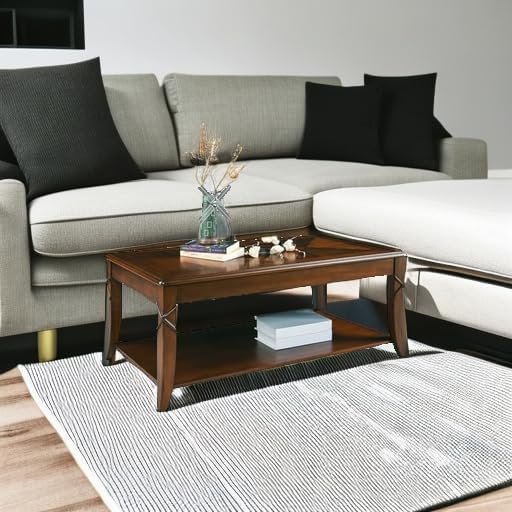 PADMA HOUSE Solid Wood Coffee Table - Image 5