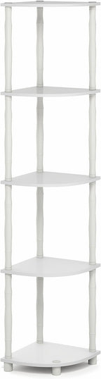 Furinno Turn-N-Tube Storage Shelves, 5-Tier Open Frame Book Shelf, Standing - Image 6