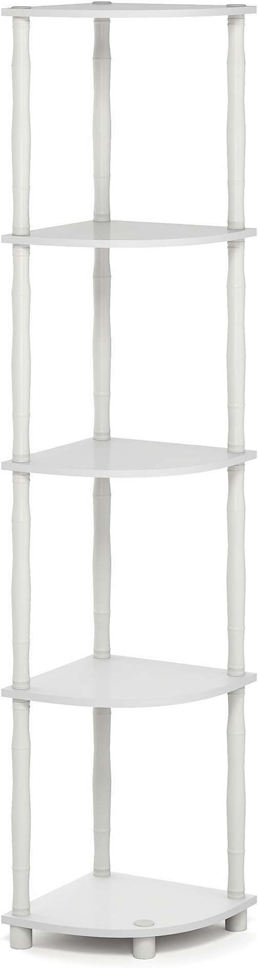 Furinno Turn-N-Tube Storage Shelves, 5-Tier Open Frame Book Shelf, Standing - Image 6