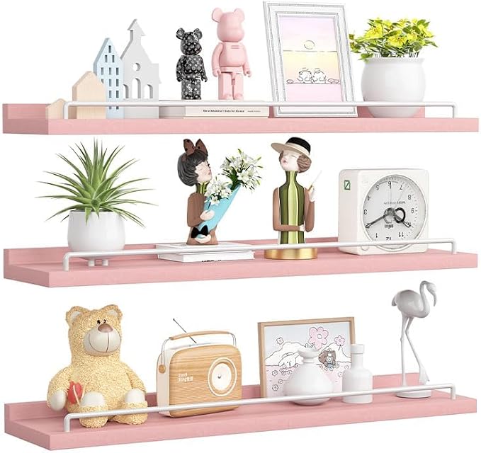 RYOFOBETTO 22 inches Long Floating Shelves, Bathroom Decor Shelves Over Toilet - Image 4