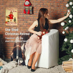 Vintage Christmas Decor Tin Signs Xmas Gifts for Women Girls - Image 6