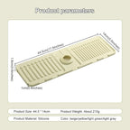 Faucet Mat for Kitchen Sink, 2024 Upgrade Faucet Guard Draining Mat Silicone - Image 5