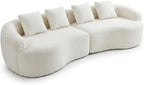 Compressed C-Shaped Sectional Sofa, 2-Box Easy Delivery, No Tools Assembly - Image 4