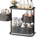 KINGRACK Metal Bathroom Counter Organizer，Rotating Countertop Storage Shelf by KINGRACK