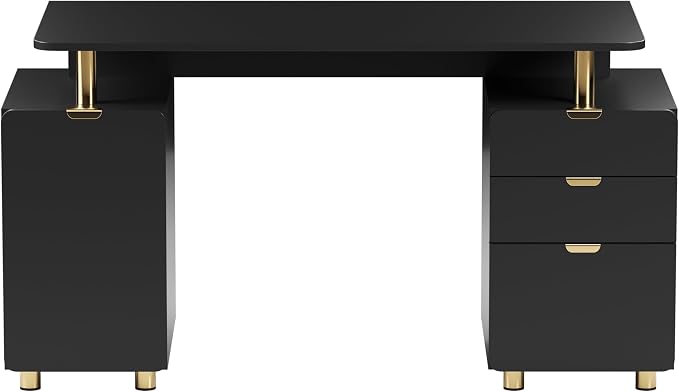 Elegant 57" W Executive Desk - Image 5