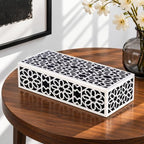 Handicrafts Home Black Remote Control Storage Box with Lid, 10x4.5x2.5 In - Image 2