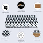 Handicrafts Home Black Large Photo Memory Storage Box with Lid, 12x6x2 In - Image 3