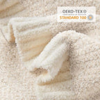 Snuggle Sac Buttery Ivory Throw Blanket - Image 8