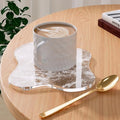 Acrylic Coaster Decorative Plates, Irregular Bar Drink Coaster,Perfect for Tabletop Protection and Accessories Display.（Fog） by Leadiy