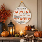 Hello Fall Decorations for Home, Fall Wooden Door Sign - Image 4