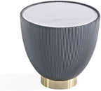 Manhattan Comfort Anderson Modern 18" Round End Table 2.0 | Ceramic Marble - Image 6