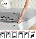 Cottington Lane Sleeper Sofa Sheets Queen Size, 4 Piece Premium Quality 100% - Image 5