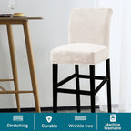 Turquoize Bar Stool Covers 2 Pack Bar Stool Covers - Image 2