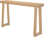 Plank+Beam Solid Wood Console Table, 56 Inch, Sofa Table, Narrow Entryway Table - Image 7